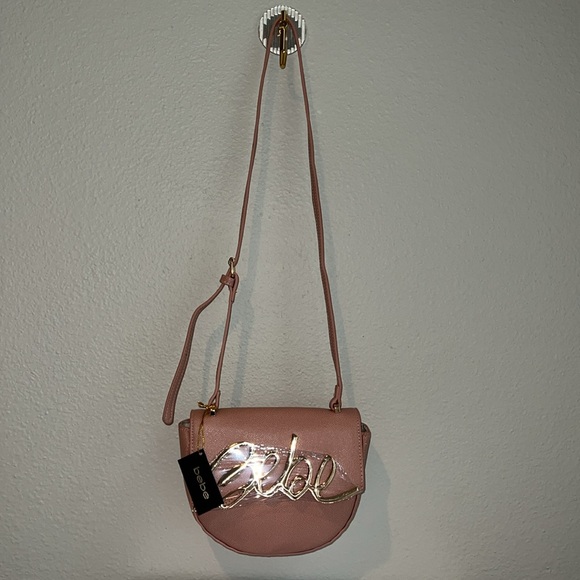 ❌SOLD ❌Bebe Gabriella Saddle Bag-Blush Color - Picture 7 of 12
